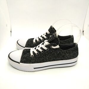 Airwalk Kids Black Metallic Fashion Sneakers Shoes Youth Size 2‎